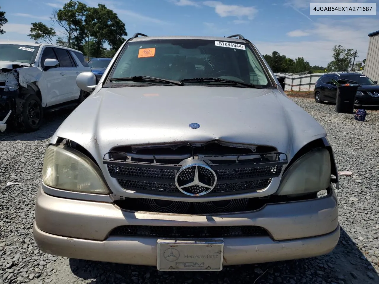 2001 Mercedes-Benz Ml 320 VIN: 4JGAB54EX1A271687 Lot: 57046944