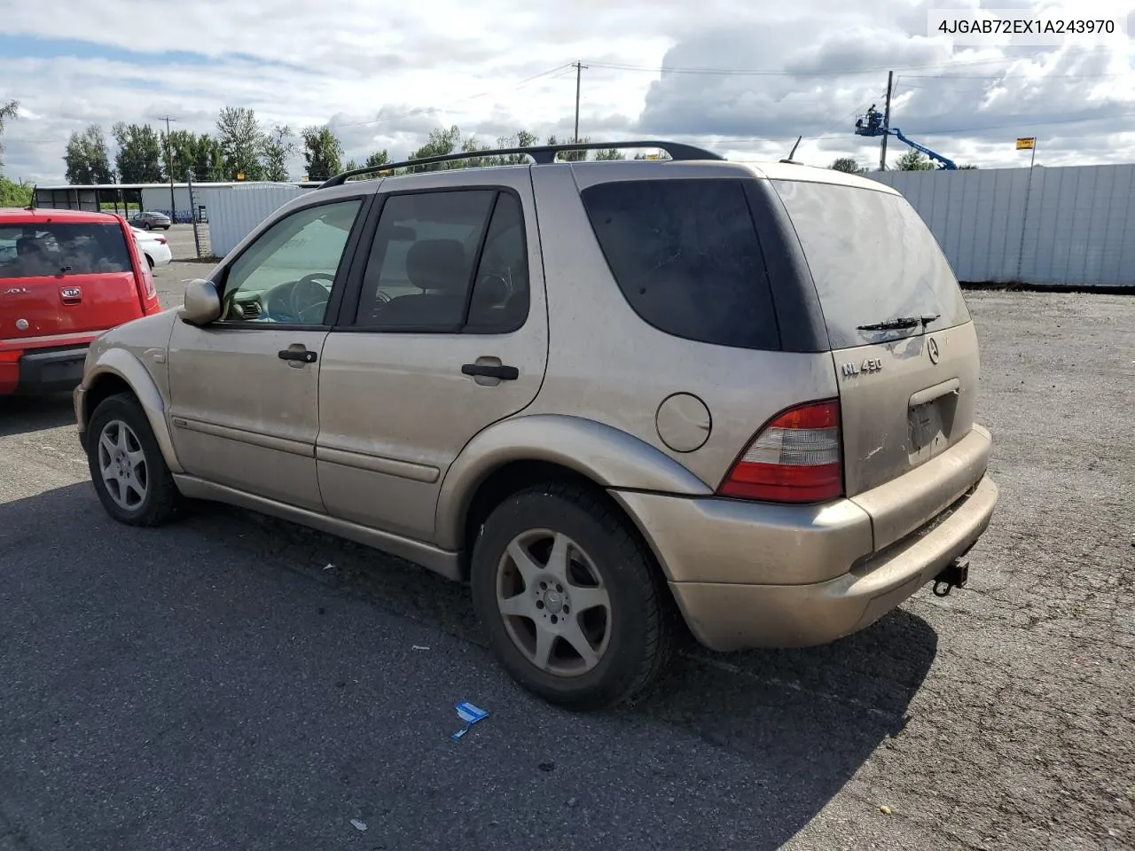 2001 Mercedes-Benz Ml 430 VIN: 4JGAB72EX1A243970 Lot: 61308054