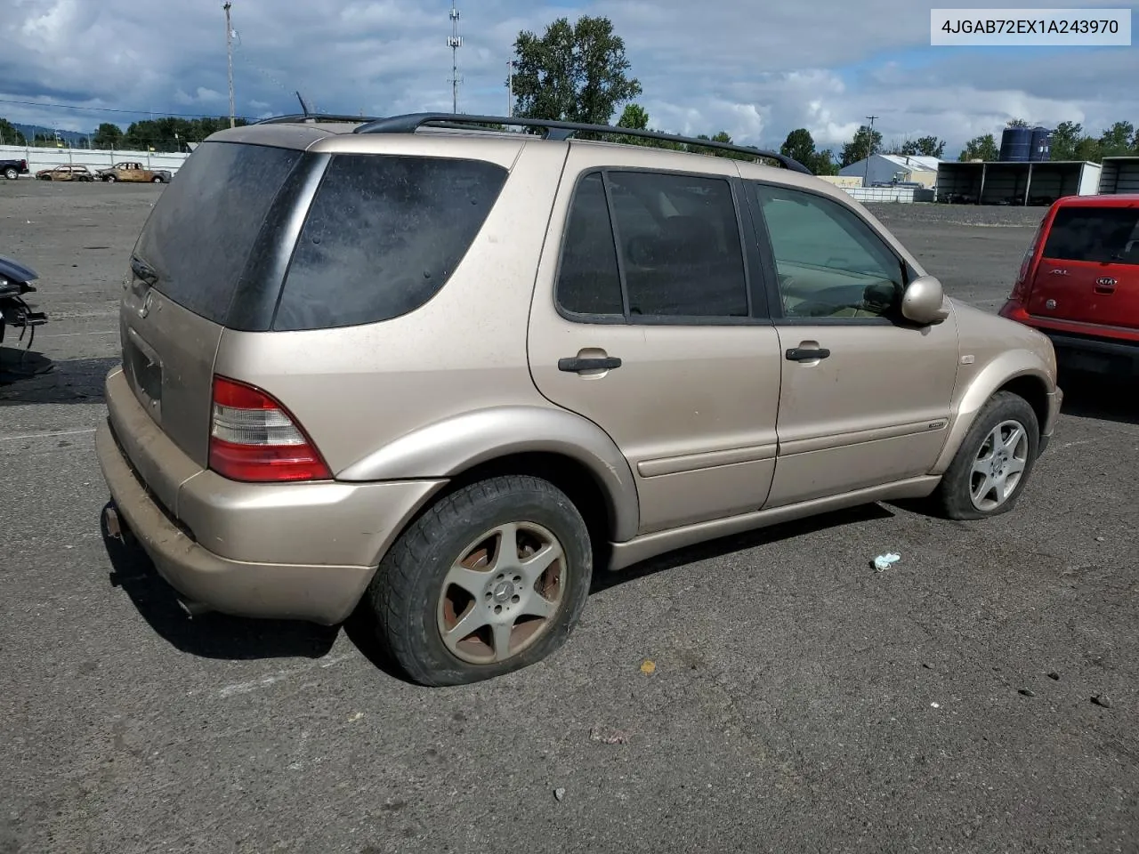 2001 Mercedes-Benz Ml 430 VIN: 4JGAB72EX1A243970 Lot: 61308054