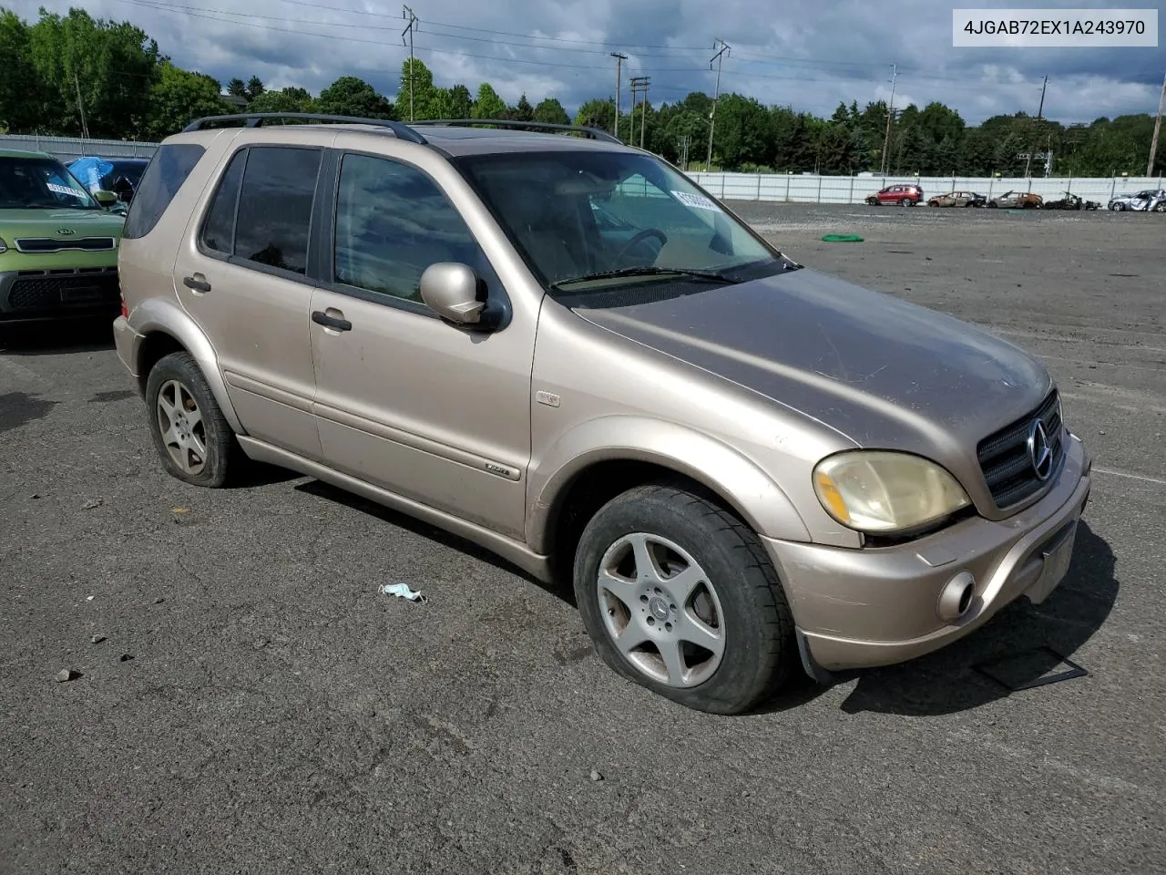 2001 Mercedes-Benz Ml 430 VIN: 4JGAB72EX1A243970 Lot: 61308054