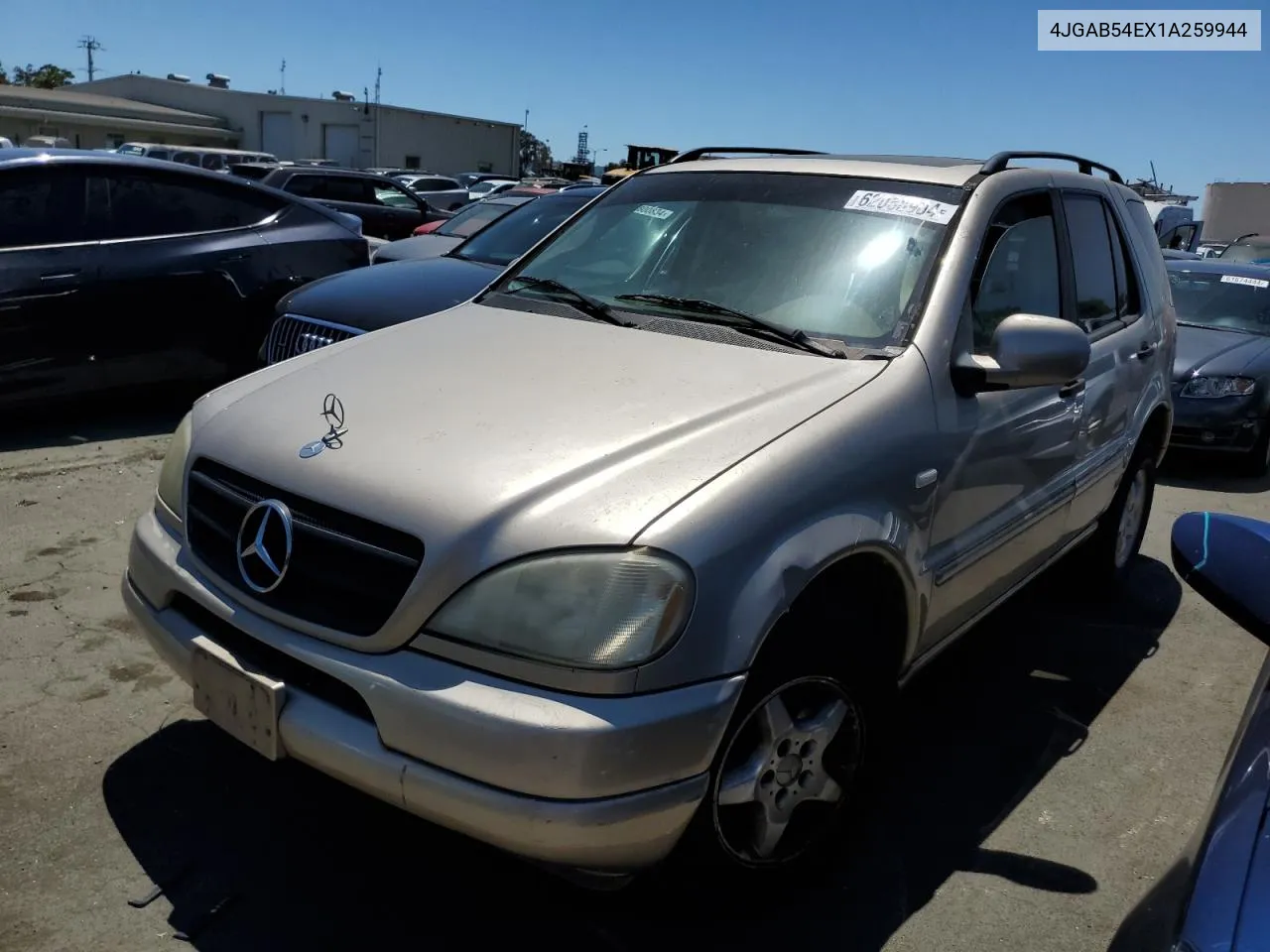 2001 Mercedes-Benz Ml 320 VIN: 4JGAB54EX1A259944 Lot: 62058904