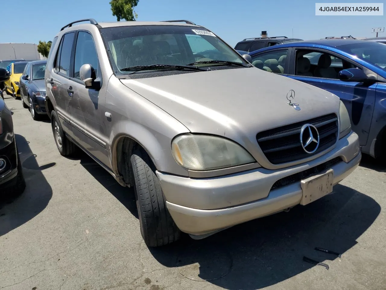 2001 Mercedes-Benz Ml 320 VIN: 4JGAB54EX1A259944 Lot: 62058904