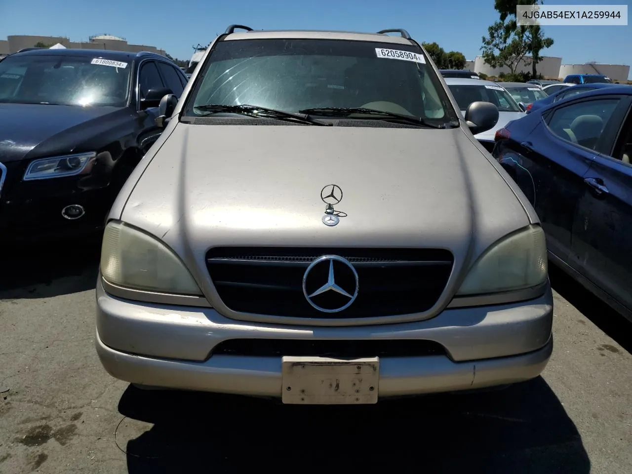 2001 Mercedes-Benz Ml 320 VIN: 4JGAB54EX1A259944 Lot: 62058904