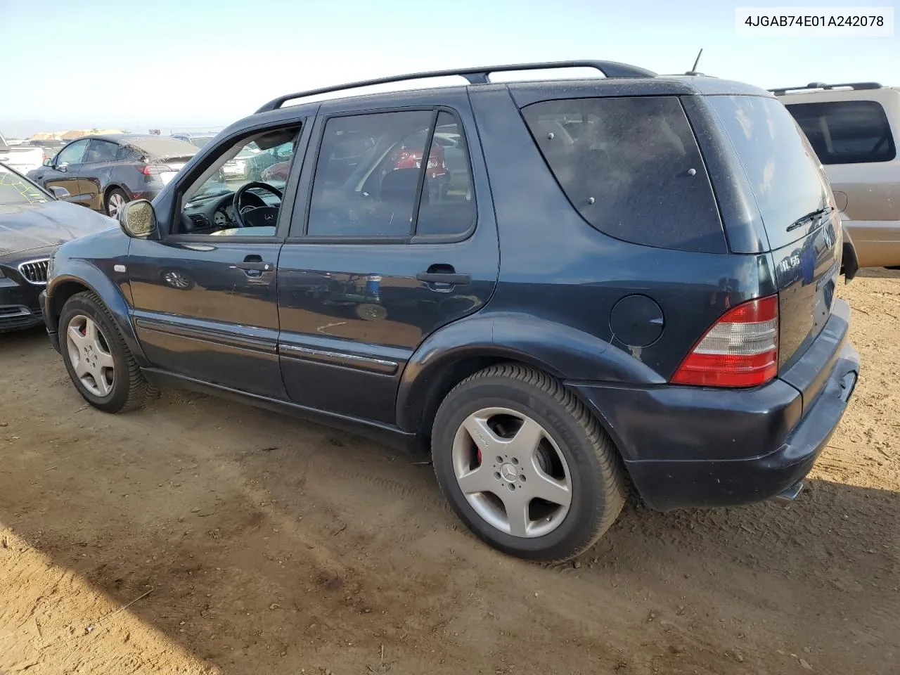 2001 Mercedes-Benz Ml 55 VIN: 4JGAB74E01A242078 Lot: 64102894