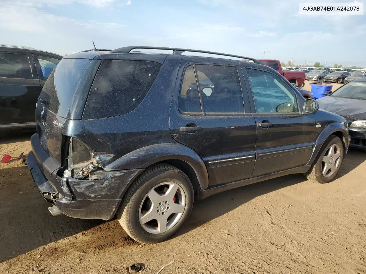 2001 Mercedes-Benz Ml 55 VIN: 4JGAB74E01A242078 Lot: 64102894