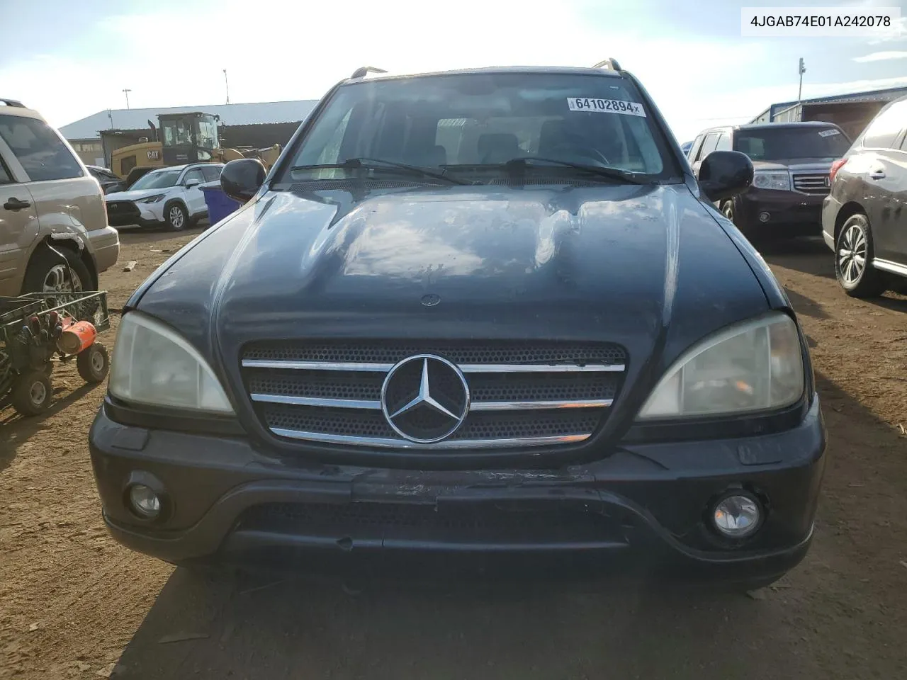 2001 Mercedes-Benz Ml 55 VIN: 4JGAB74E01A242078 Lot: 64102894