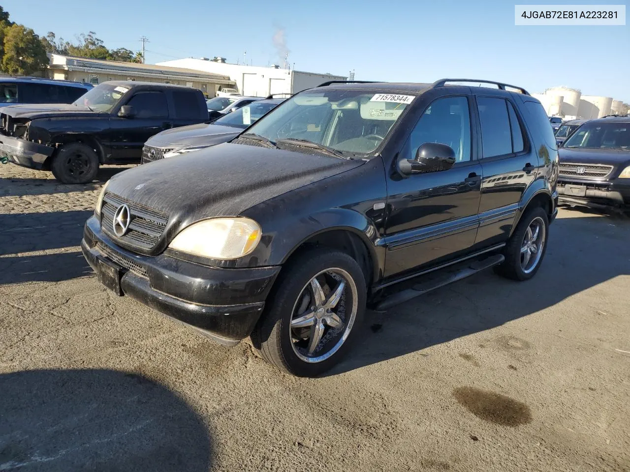 2001 Mercedes-Benz Ml 430 VIN: 4JGAB72E81A223281 Lot: 71578344