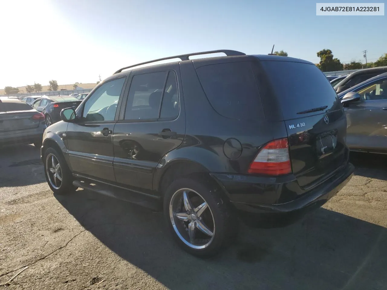 2001 Mercedes-Benz Ml 430 VIN: 4JGAB72E81A223281 Lot: 71578344