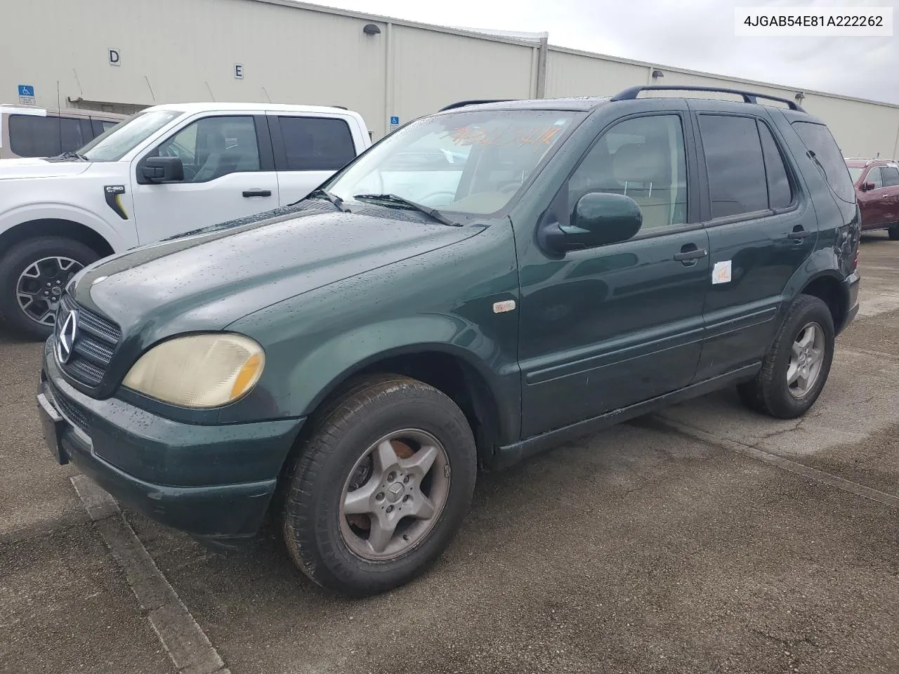 2001 Mercedes-Benz Ml 320 VIN: 4JGAB54E81A222262 Lot: 74345414