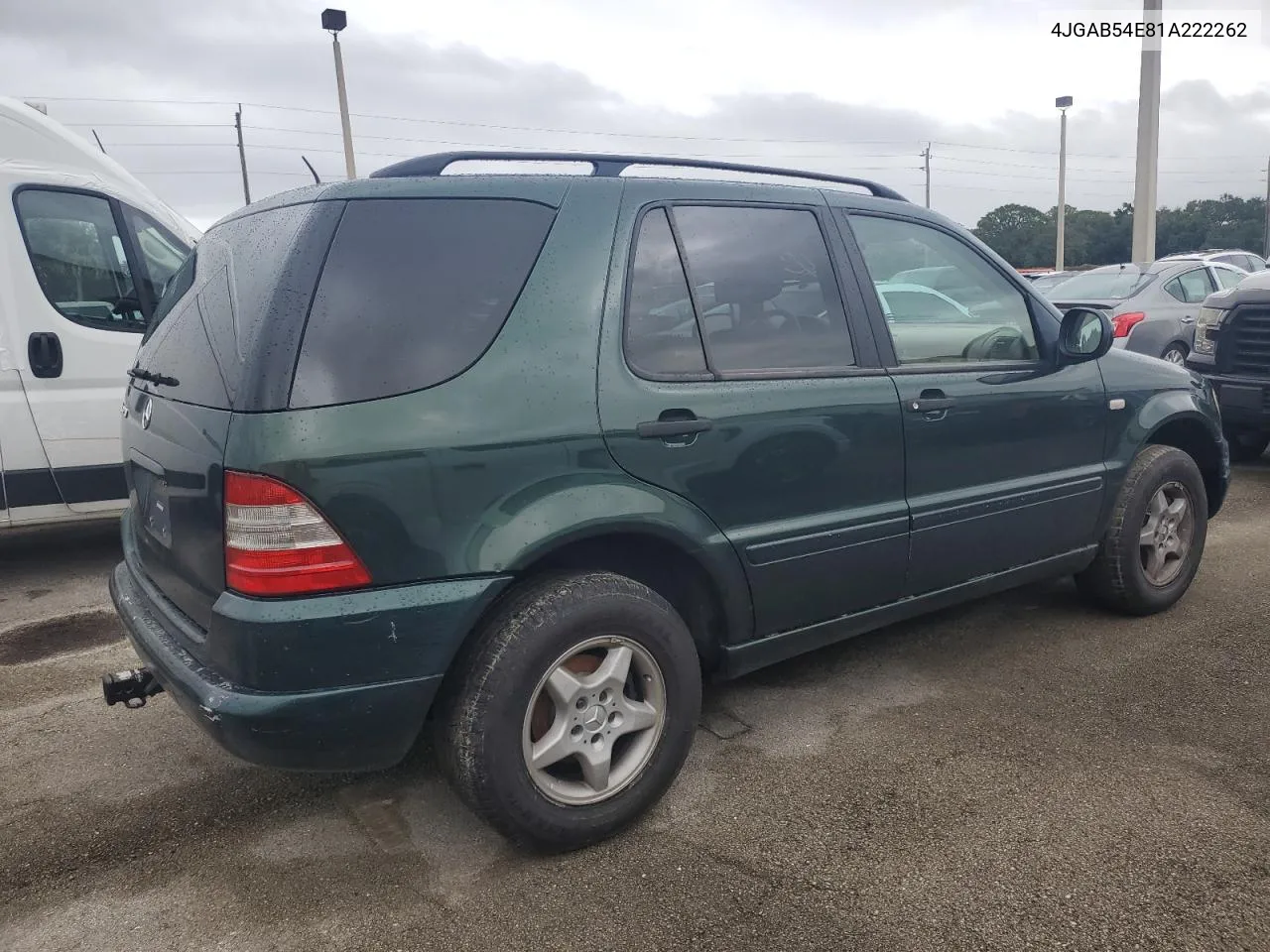 2001 Mercedes-Benz Ml 320 VIN: 4JGAB54E81A222262 Lot: 74345414