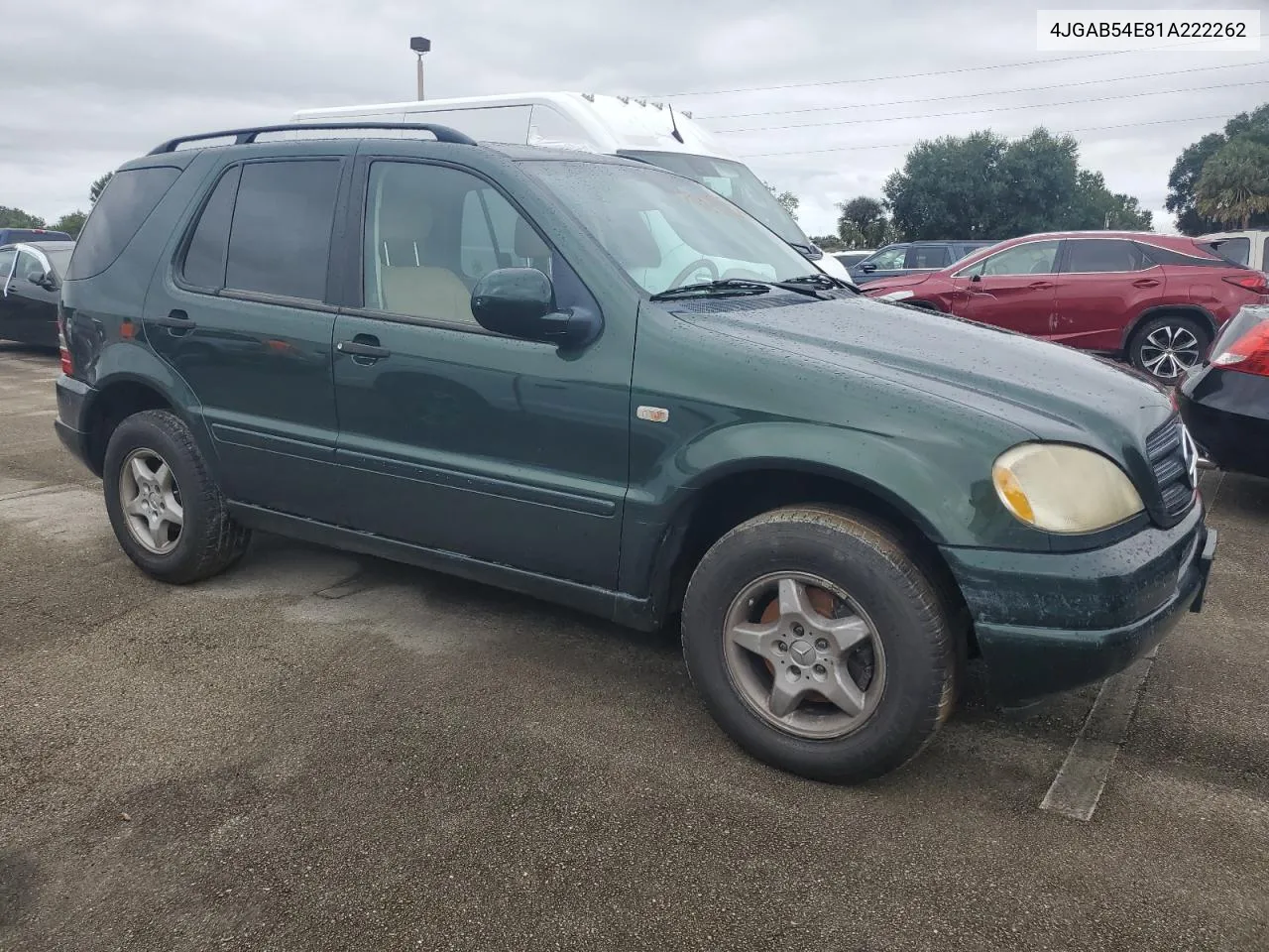 2001 Mercedes-Benz Ml 320 VIN: 4JGAB54E81A222262 Lot: 74345414