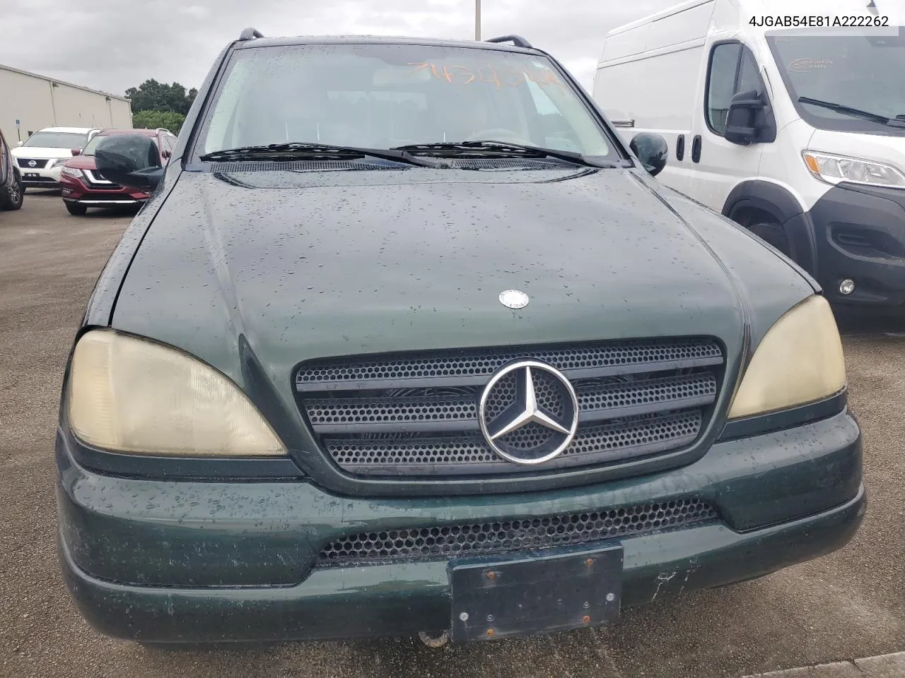 2001 Mercedes-Benz Ml 320 VIN: 4JGAB54E81A222262 Lot: 74345414