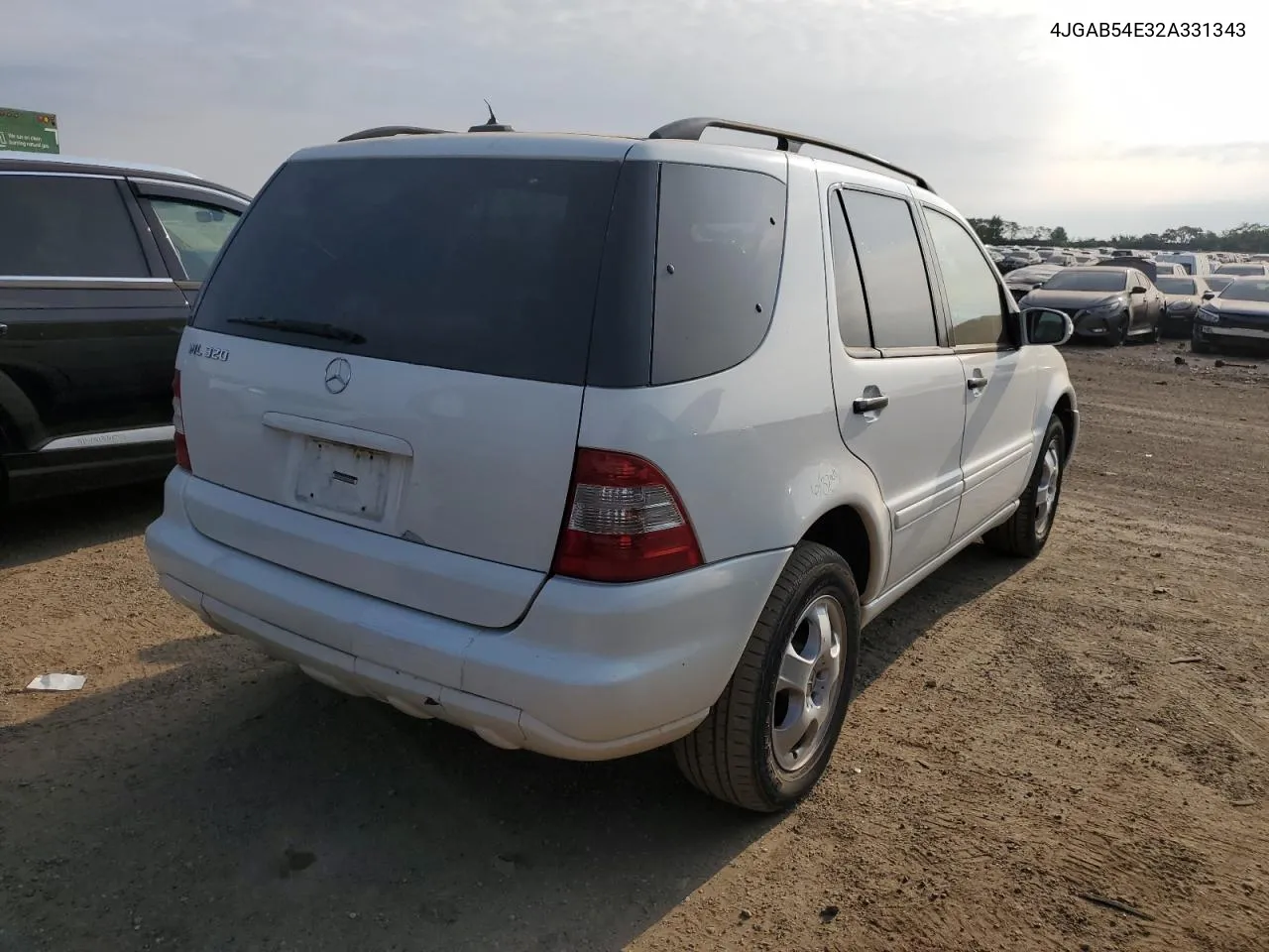 2002 Mercedes-Benz Ml 320 VIN: 4JGAB54E32A331343 Lot: 67134654