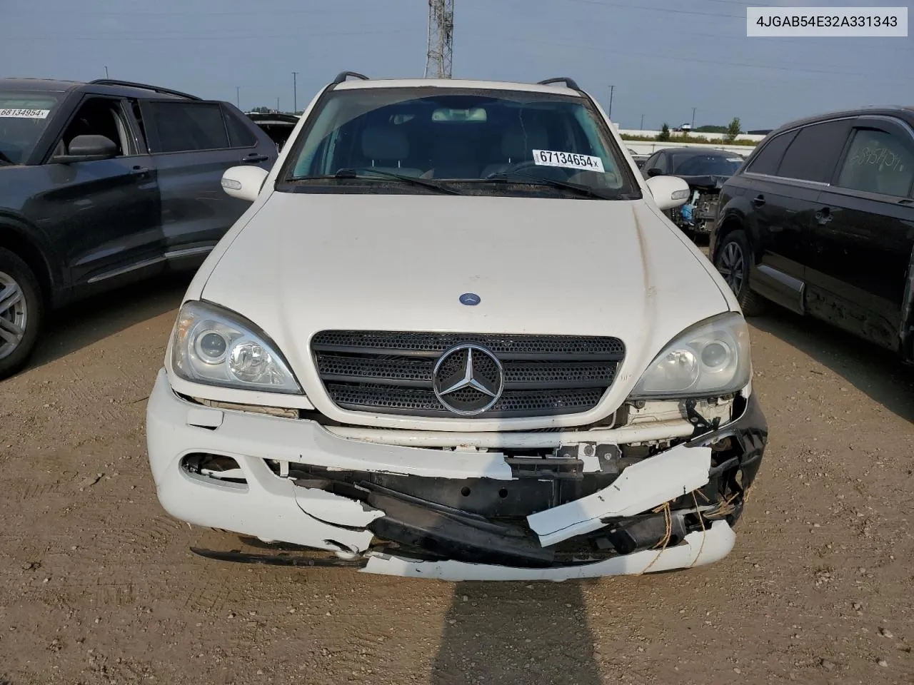 2002 Mercedes-Benz Ml 320 VIN: 4JGAB54E32A331343 Lot: 67134654