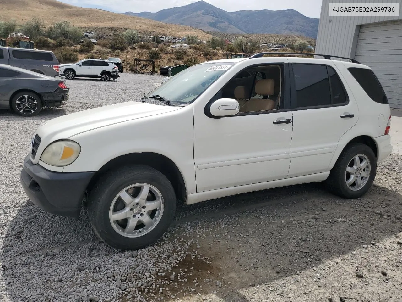 2002 Mercedes-Benz Ml 500 VIN: 4JGAB75E02A299736 Lot: 68747324