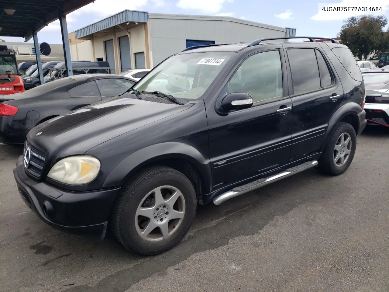 4JGAB75E72A314684 2002 Mercedes-Benz Ml 500