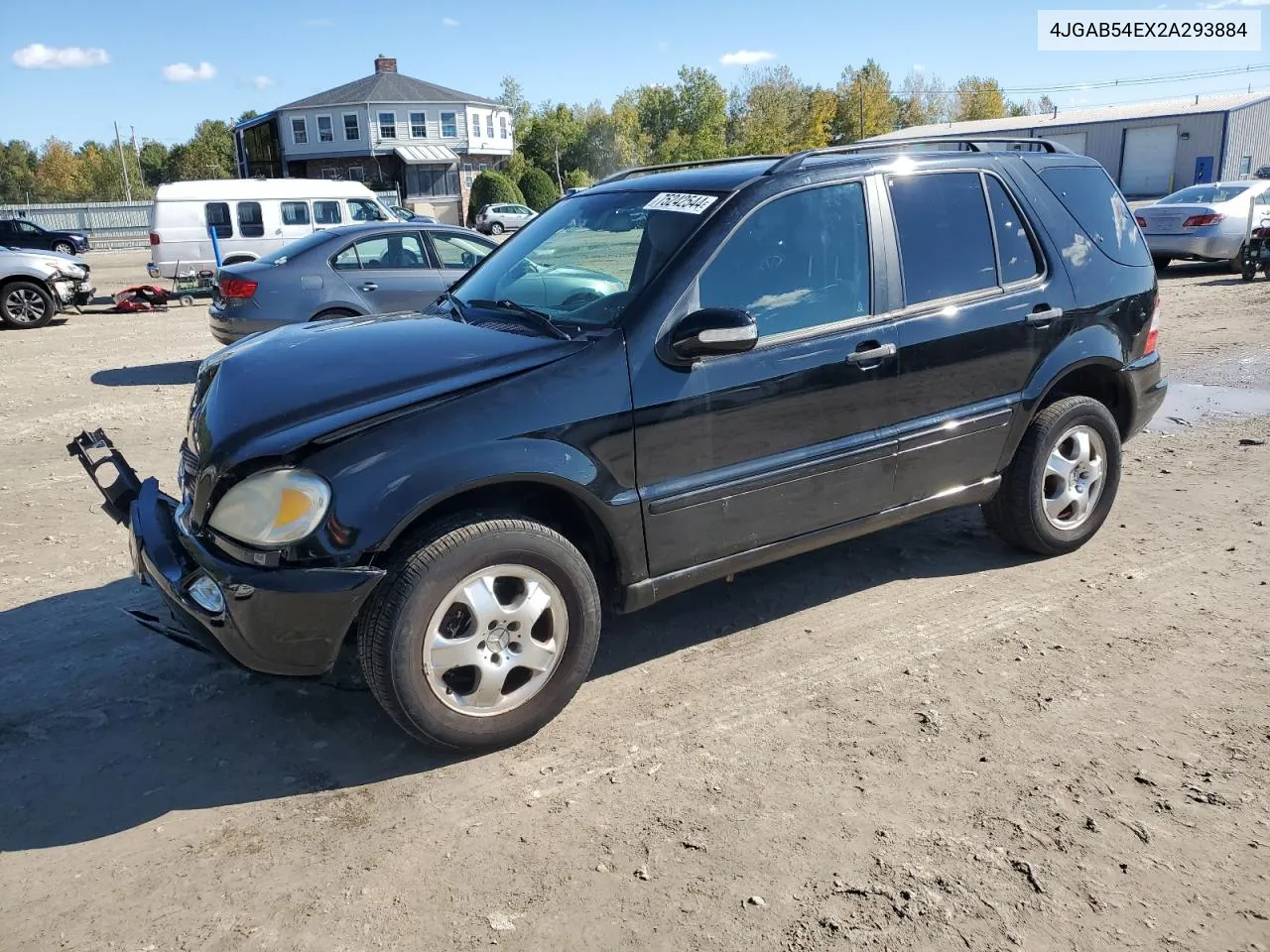 2002 Mercedes-Benz Ml 320 VIN: 4JGAB54EX2A293884 Lot: 75242544