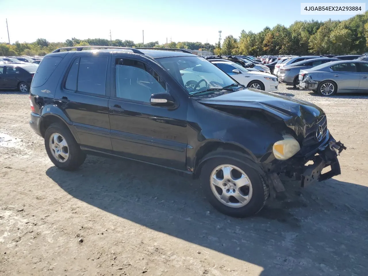 2002 Mercedes-Benz Ml 320 VIN: 4JGAB54EX2A293884 Lot: 75242544