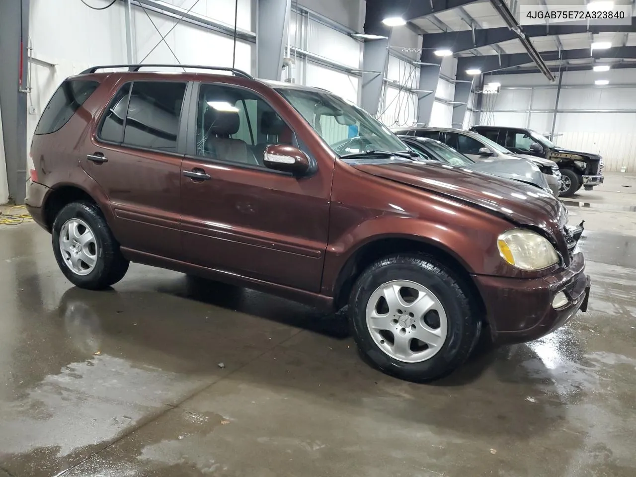 2002 Mercedes-Benz Ml 500 VIN: 4JGAB75E72A323840 Lot: 75729384