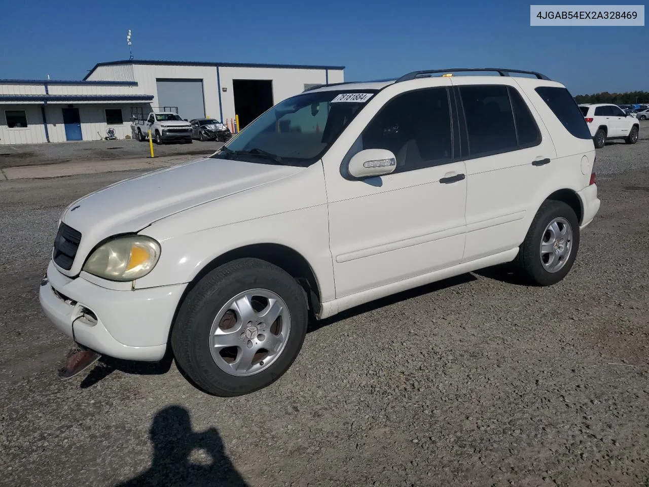 2002 Mercedes-Benz Ml 320 VIN: 4JGAB54EX2A328469 Lot: 78181884