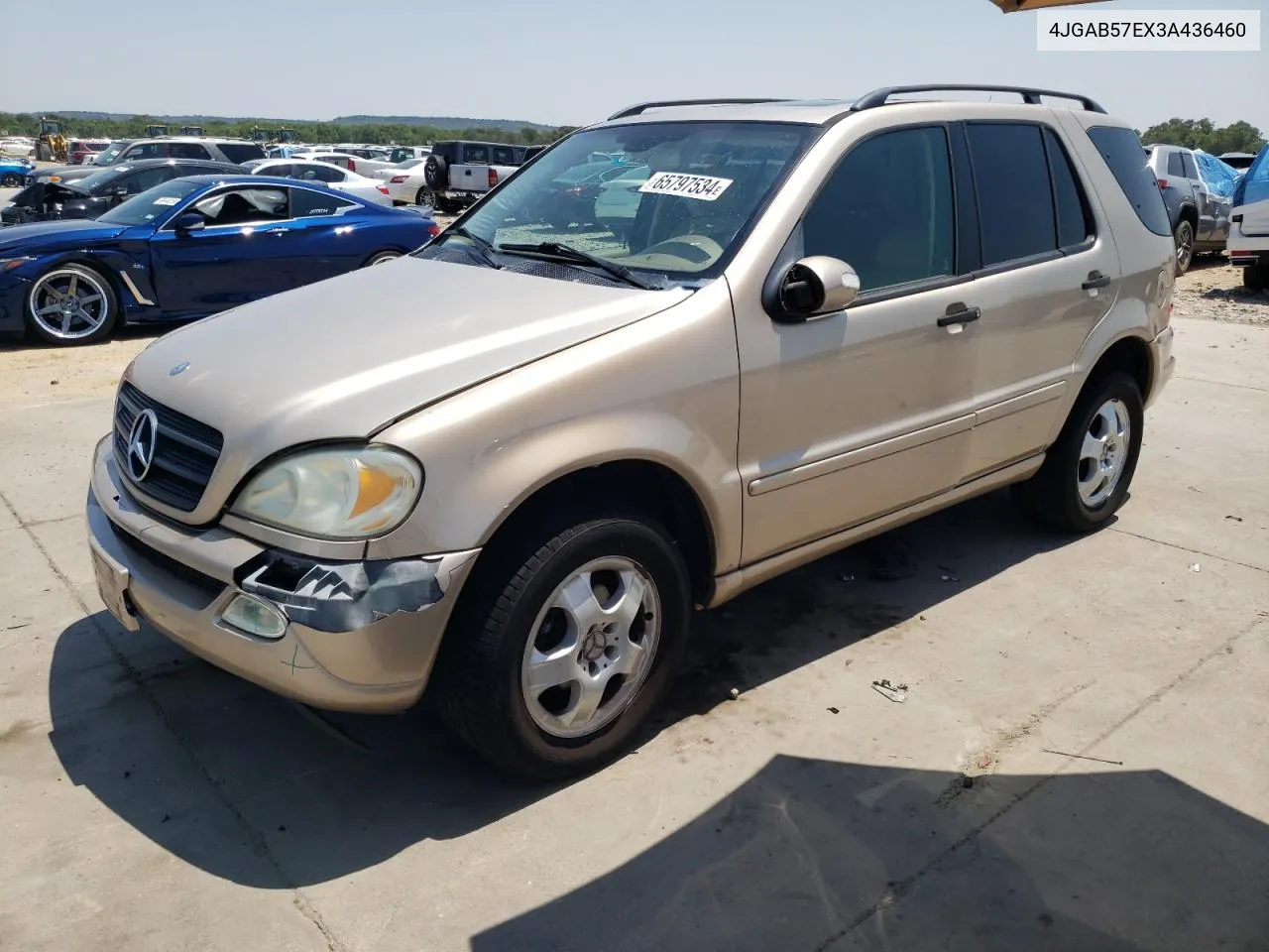 2003 Mercedes-Benz Ml 350 VIN: 4JGAB57EX3A436460 Lot: 65797534