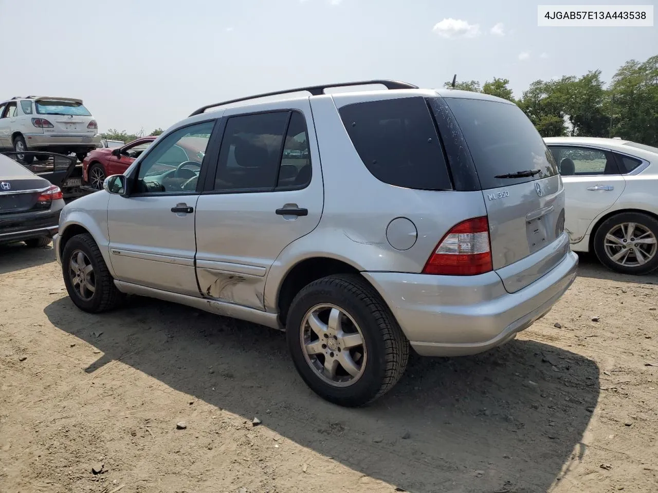 2003 Mercedes-Benz Ml 350 VIN: 4JGAB57E13A443538 Lot: 69427964