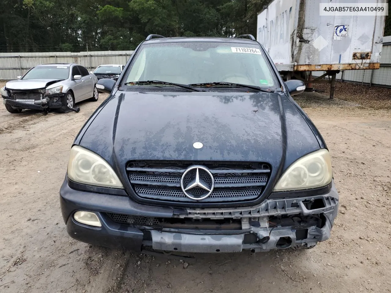 2003 Mercedes-Benz Ml 350 VIN: 4JGAB57E63A410499 Lot: 71107264