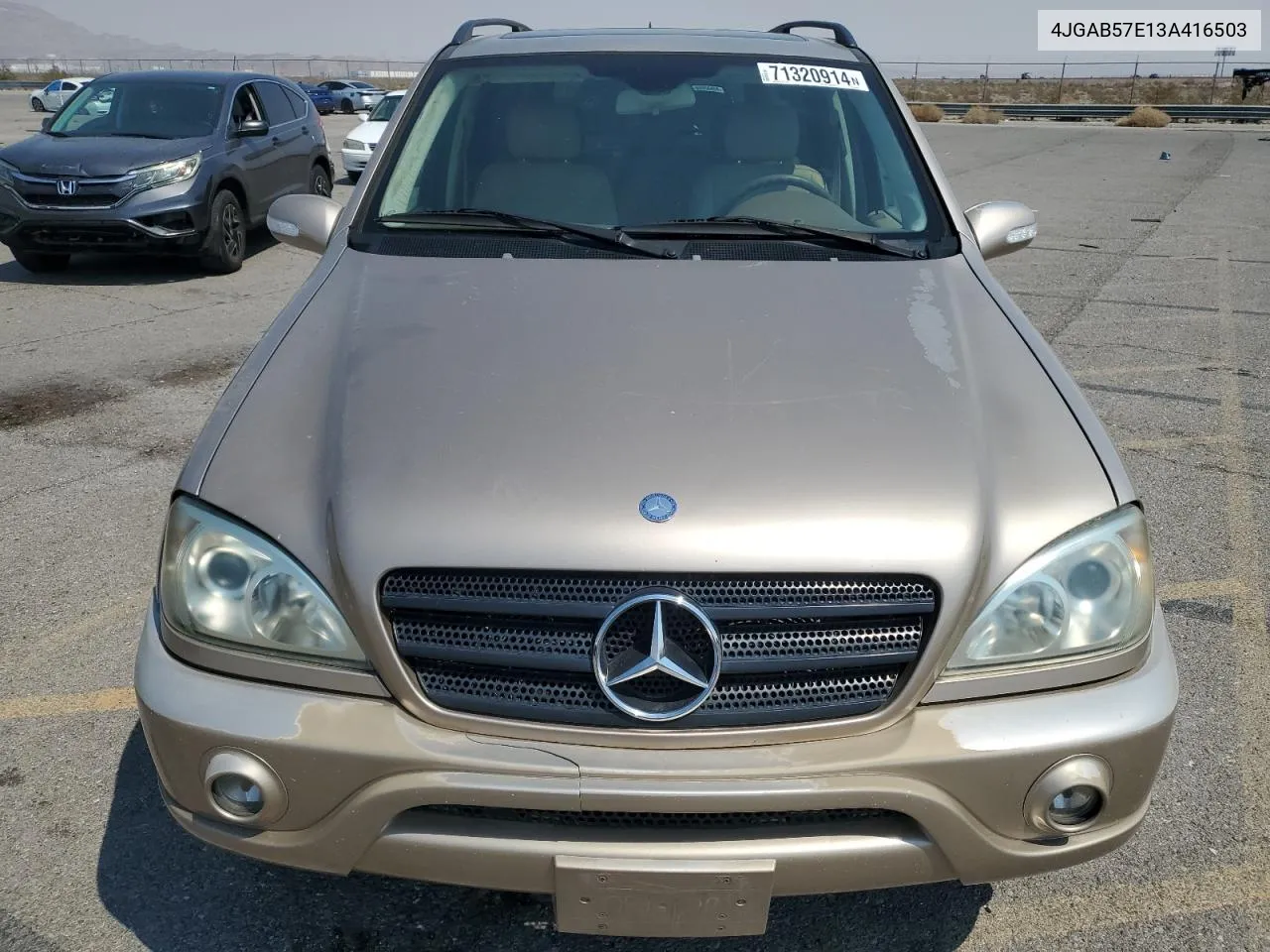 2003 Mercedes-Benz Ml 350 VIN: 4JGAB57E13A416503 Lot: 71320914