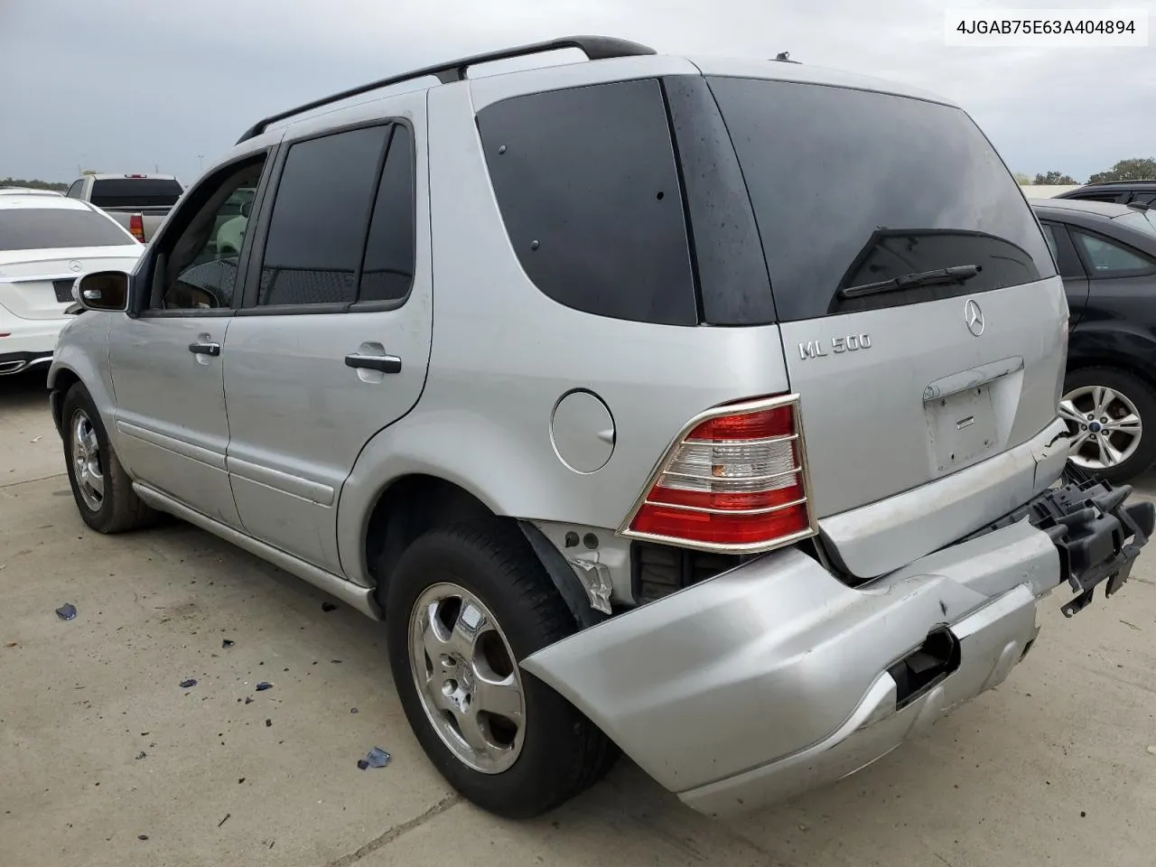 2003 Mercedes-Benz Ml 500 VIN: 4JGAB75E63A404894 Lot: 71650433