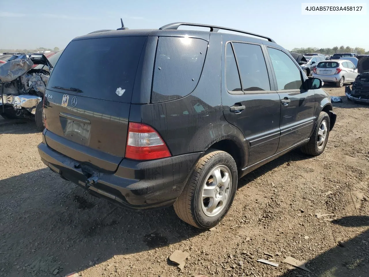 2003 Mercedes-Benz Ml 350 VIN: 4JGAB57E03A458127 Lot: 71657104