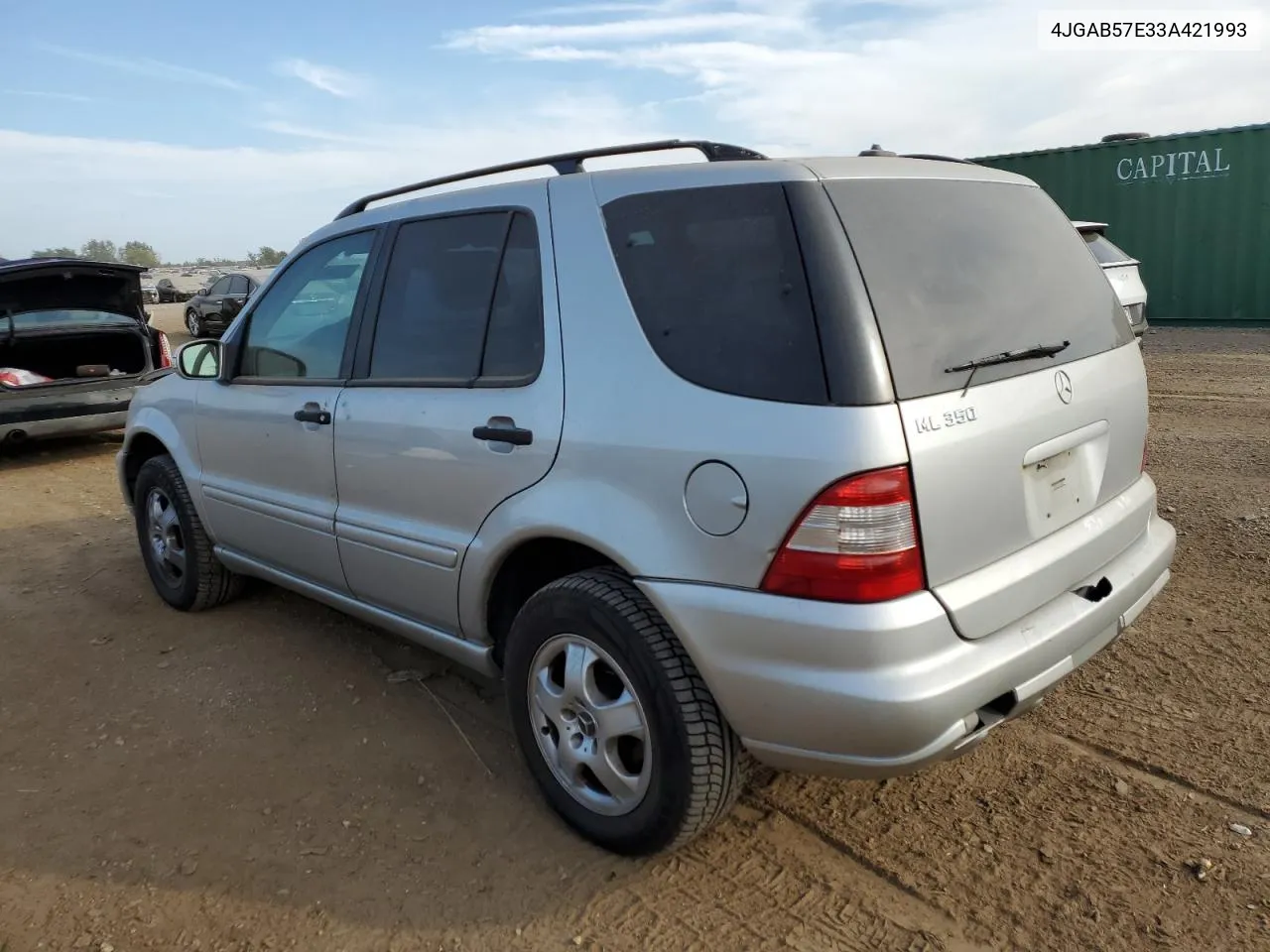 2003 Mercedes-Benz Ml 350 VIN: 4JGAB57E33A421993 Lot: 71800334