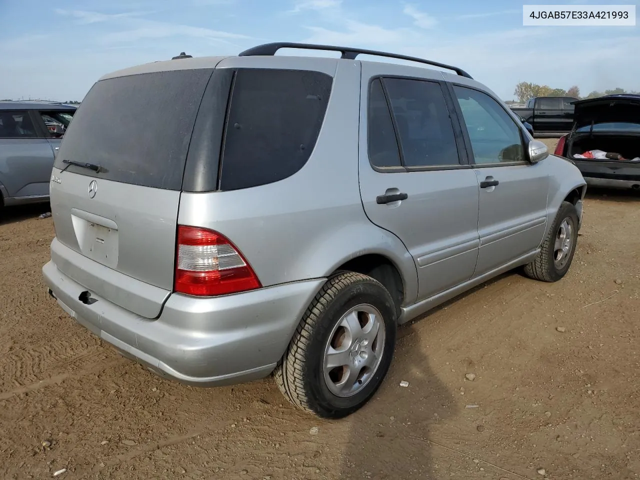 2003 Mercedes-Benz Ml 350 VIN: 4JGAB57E33A421993 Lot: 71800334