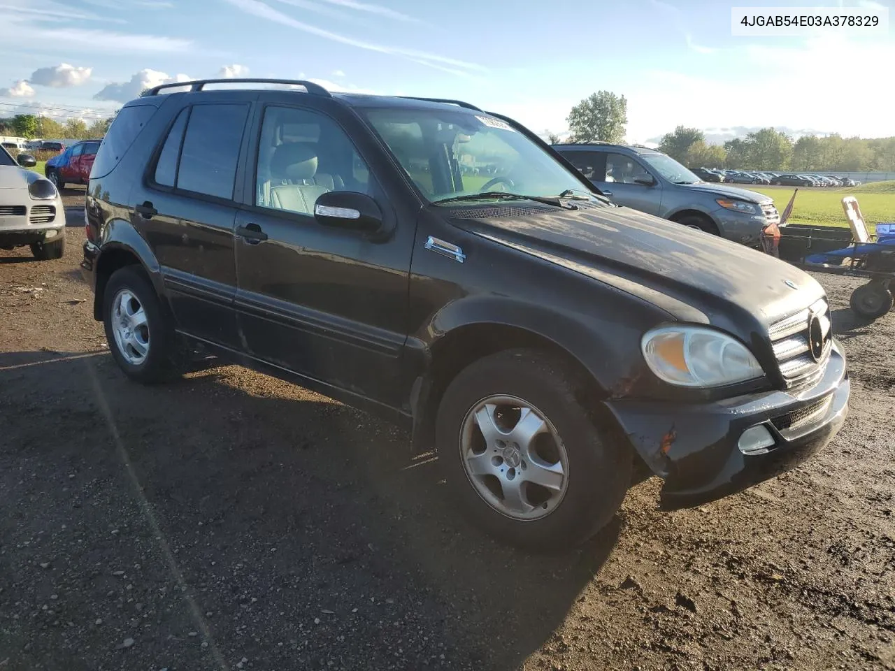 2003 Mercedes-Benz Ml 320 VIN: 4JGAB54E03A378329 Lot: 72962624