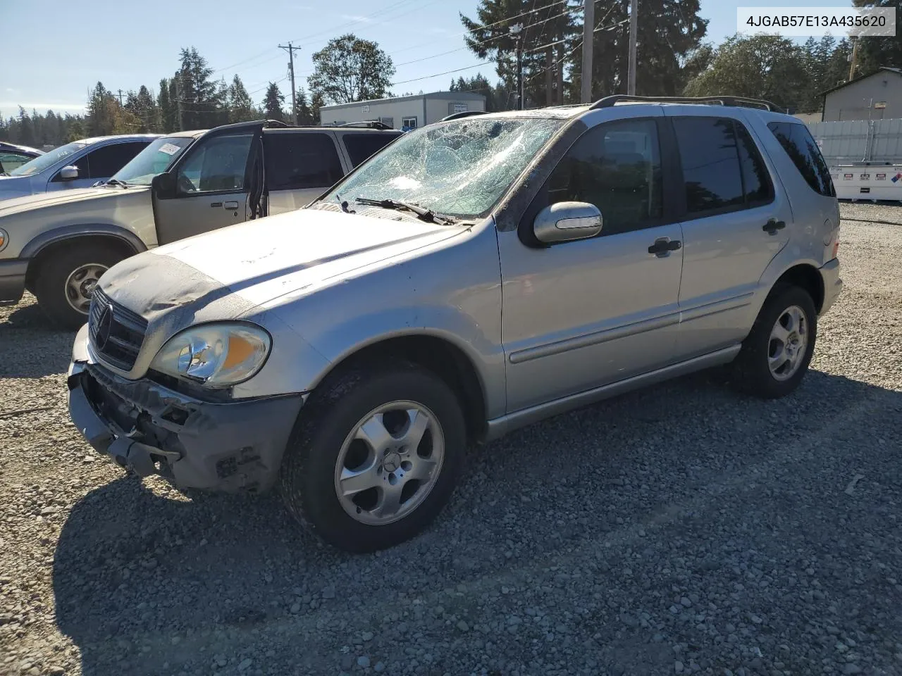 2003 Mercedes-Benz Ml 350 VIN: 4JGAB57E13A435620 Lot: 73720384