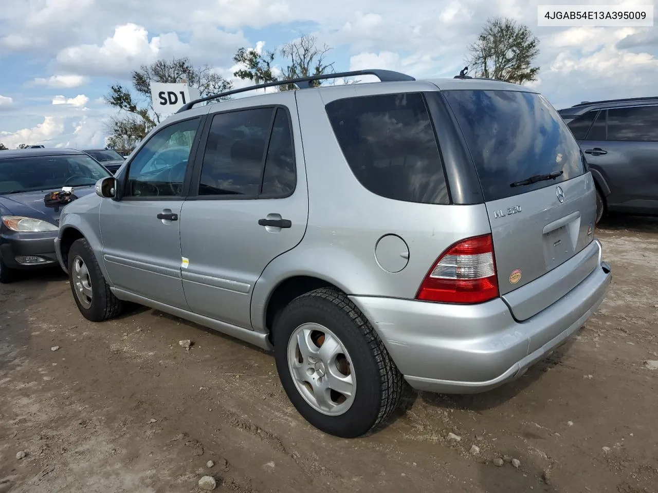 2003 Mercedes-Benz Ml 320 VIN: 4JGAB54E13A395009 Lot: 74373284