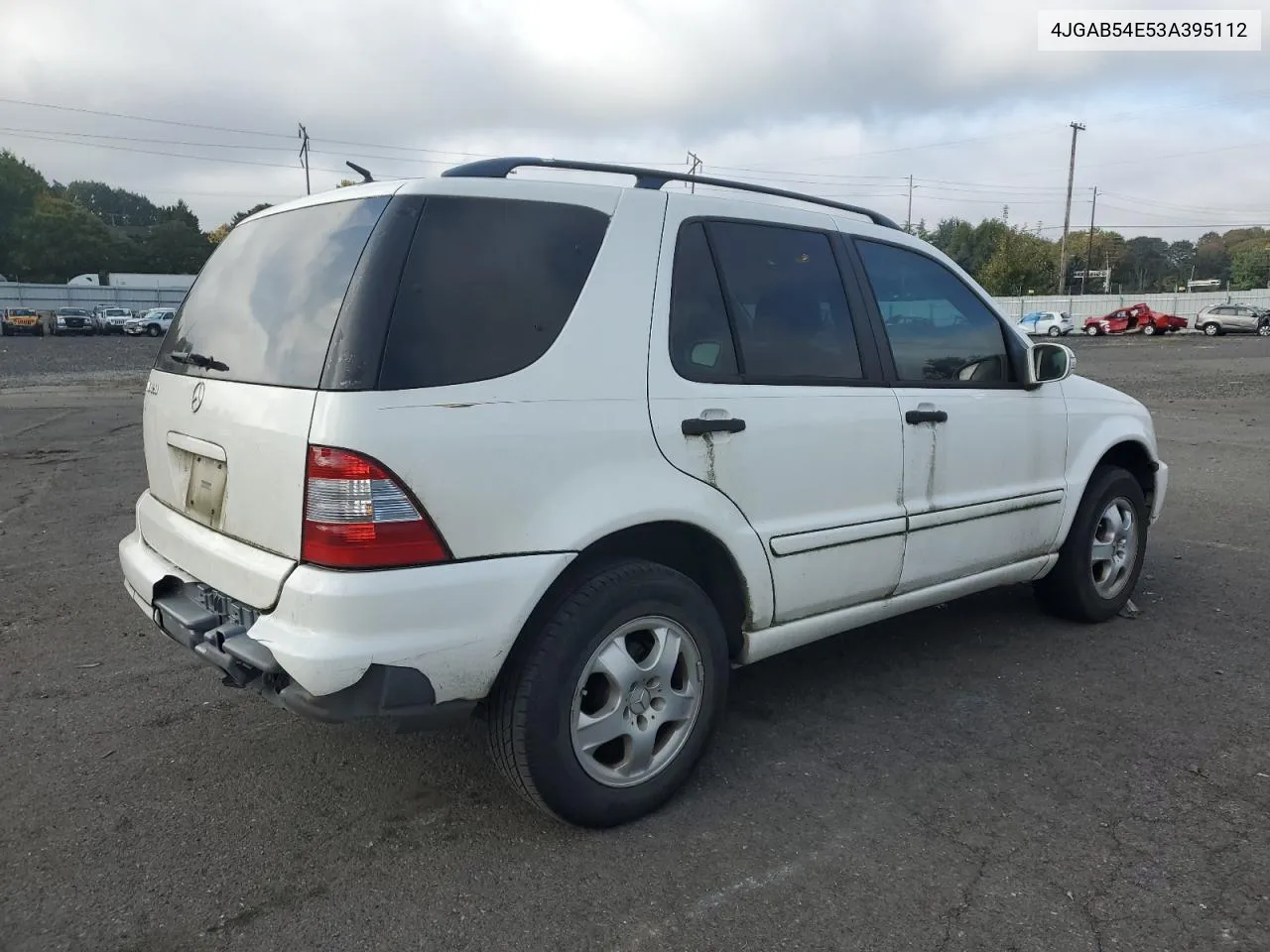 2003 Mercedes-Benz Ml 320 VIN: 4JGAB54E53A395112 Lot: 74948134