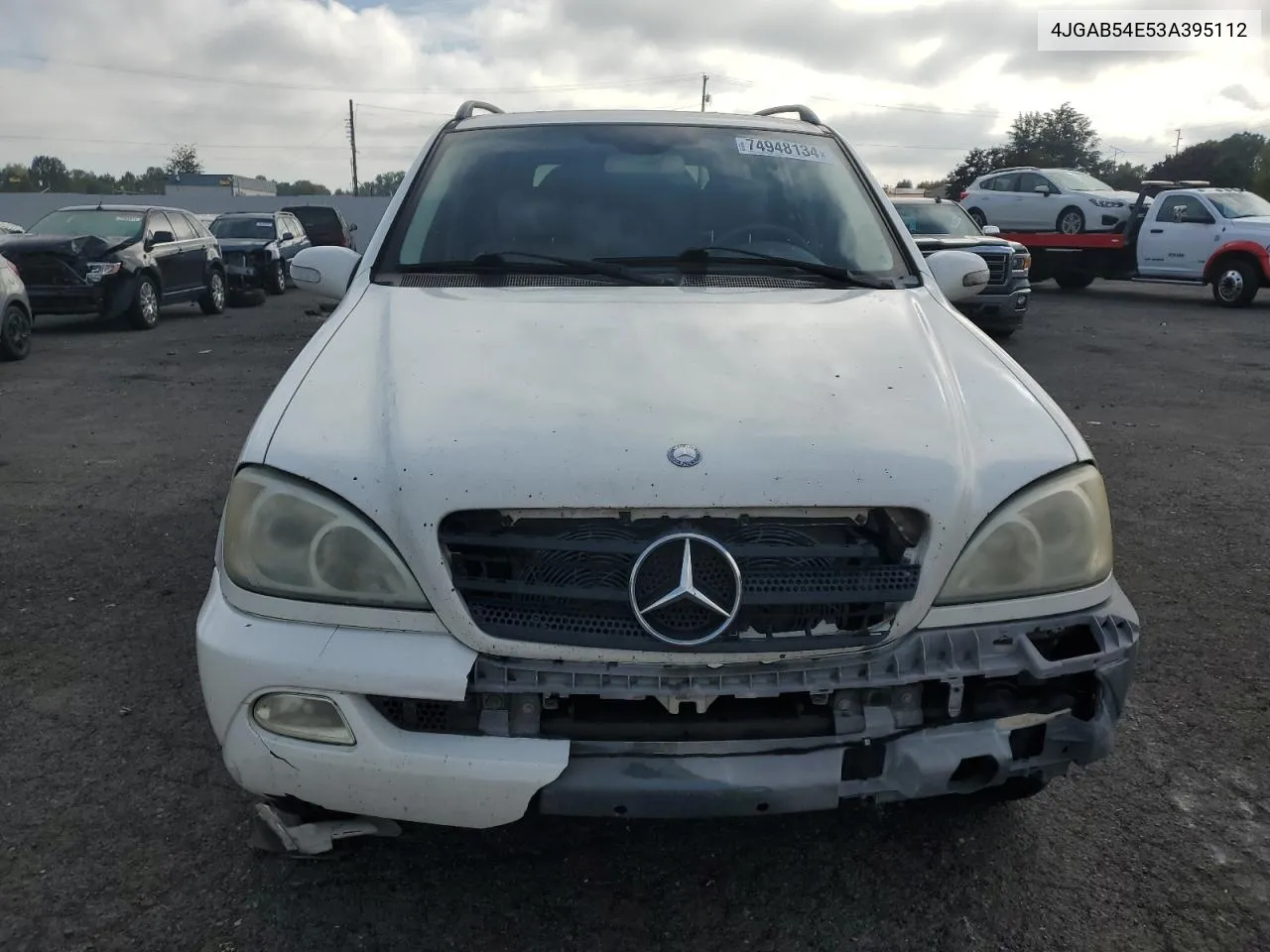 2003 Mercedes-Benz Ml 320 VIN: 4JGAB54E53A395112 Lot: 74948134