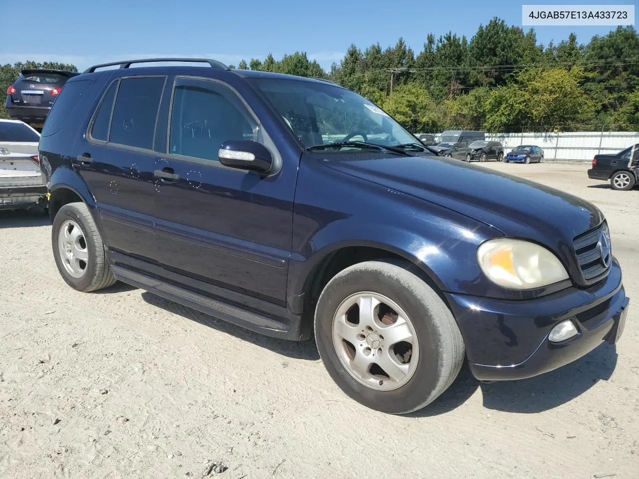 2003 Mercedes-Benz Ml 350 VIN: 4JGAB57E13A433723 Lot: 75961354