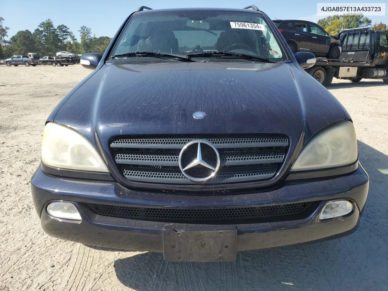 2003 Mercedes-Benz Ml 350 VIN: 4JGAB57E13A433723 Lot: 75961354