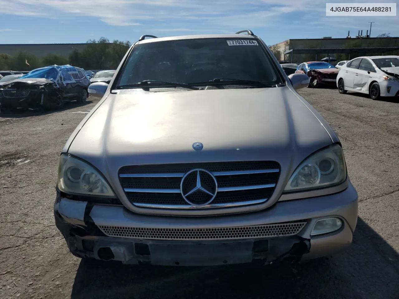 2004 Mercedes-Benz Ml 500 VIN: 4JGAB75E64A488281 Lot: 77031744