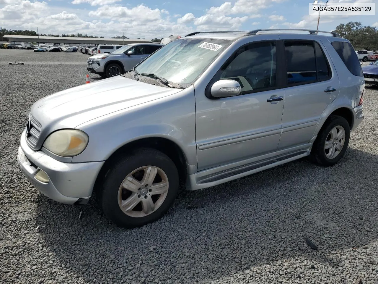 2005 Mercedes-Benz Ml 350 VIN: 4JGAB57E25A535129 Lot: 76950894