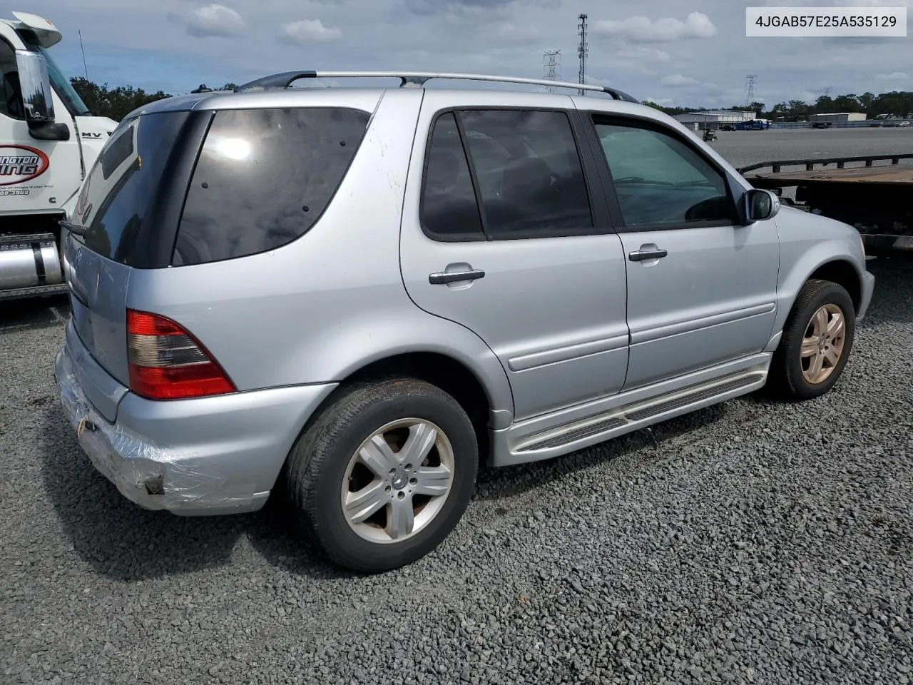 2005 Mercedes-Benz Ml 350 VIN: 4JGAB57E25A535129 Lot: 76950894