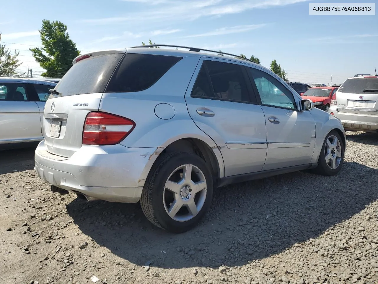 2006 Mercedes-Benz Ml 500 VIN: 4JGBB75E76A068813 Lot: 66598854