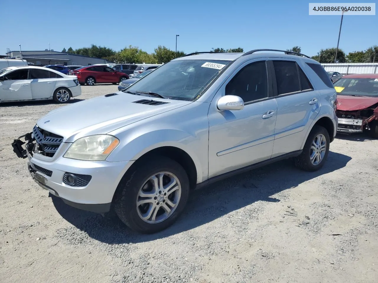 4JGBB86E96A020038 2006 Mercedes-Benz Ml 350