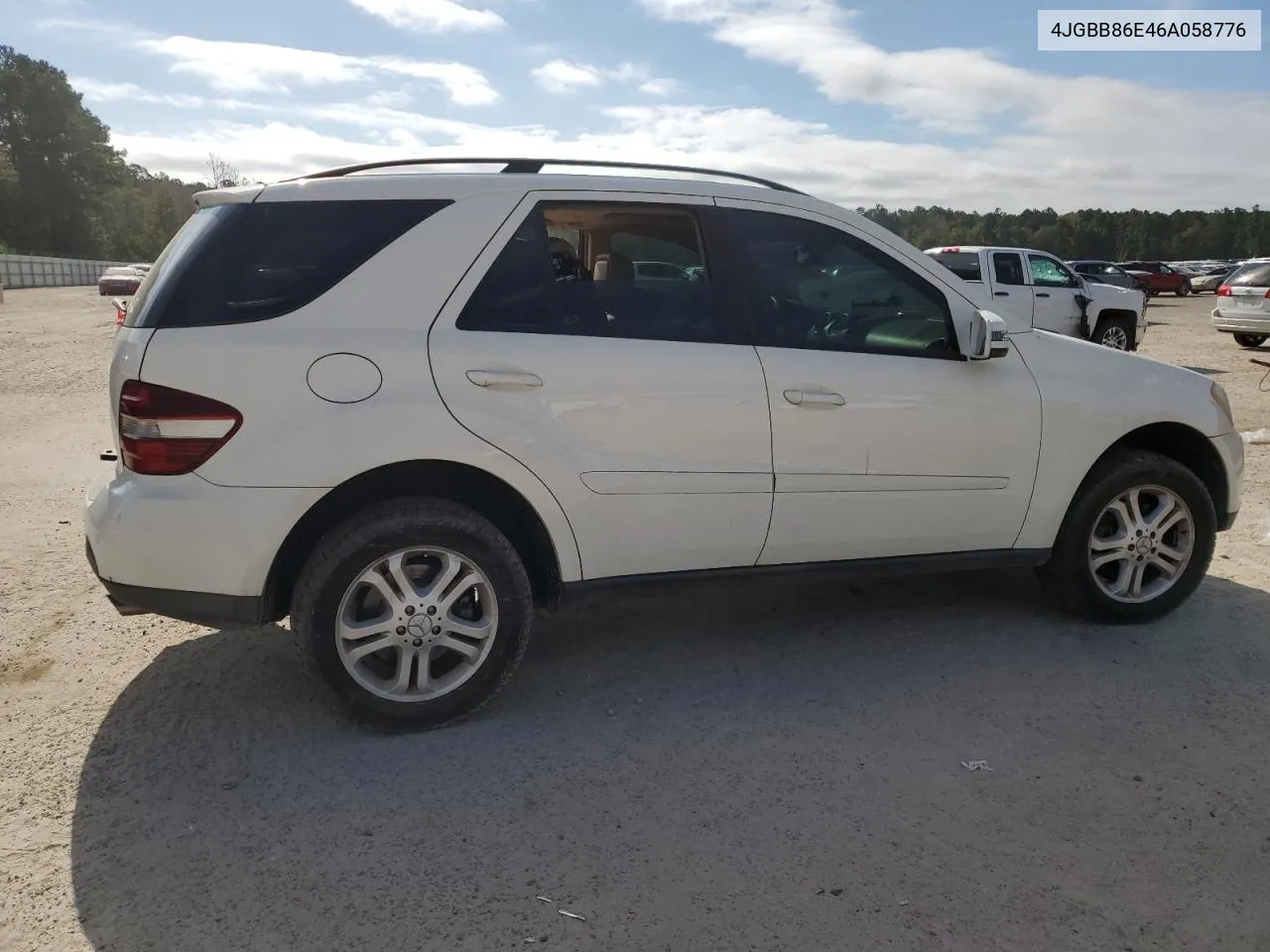 2006 Mercedes-Benz Ml 350 VIN: 4JGBB86E46A058776 Lot: 69413834