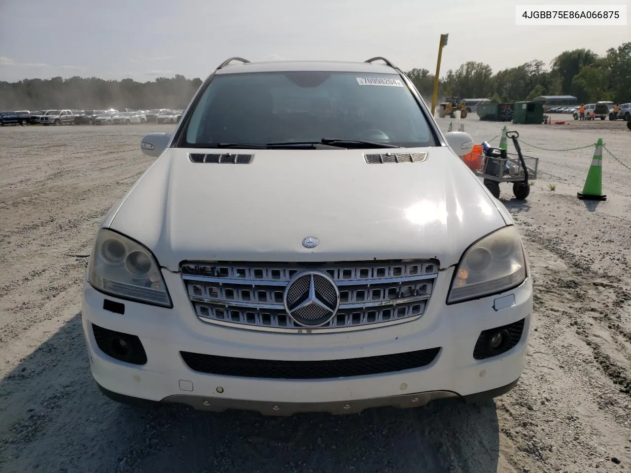 2006 Mercedes-Benz Ml 500 VIN: 4JGBB75E86A066875 Lot: 70998204