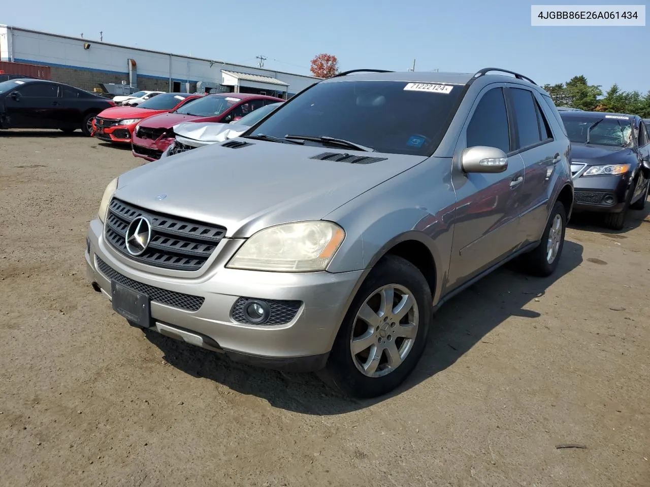 2006 Mercedes-Benz Ml 350 VIN: 4JGBB86E26A061434 Lot: 71222124