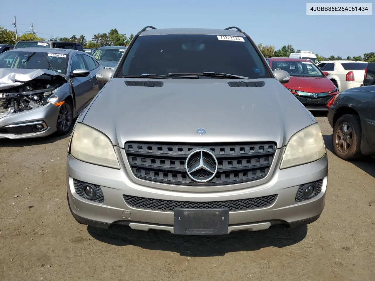 2006 Mercedes-Benz Ml 350 VIN: 4JGBB86E26A061434 Lot: 71222124