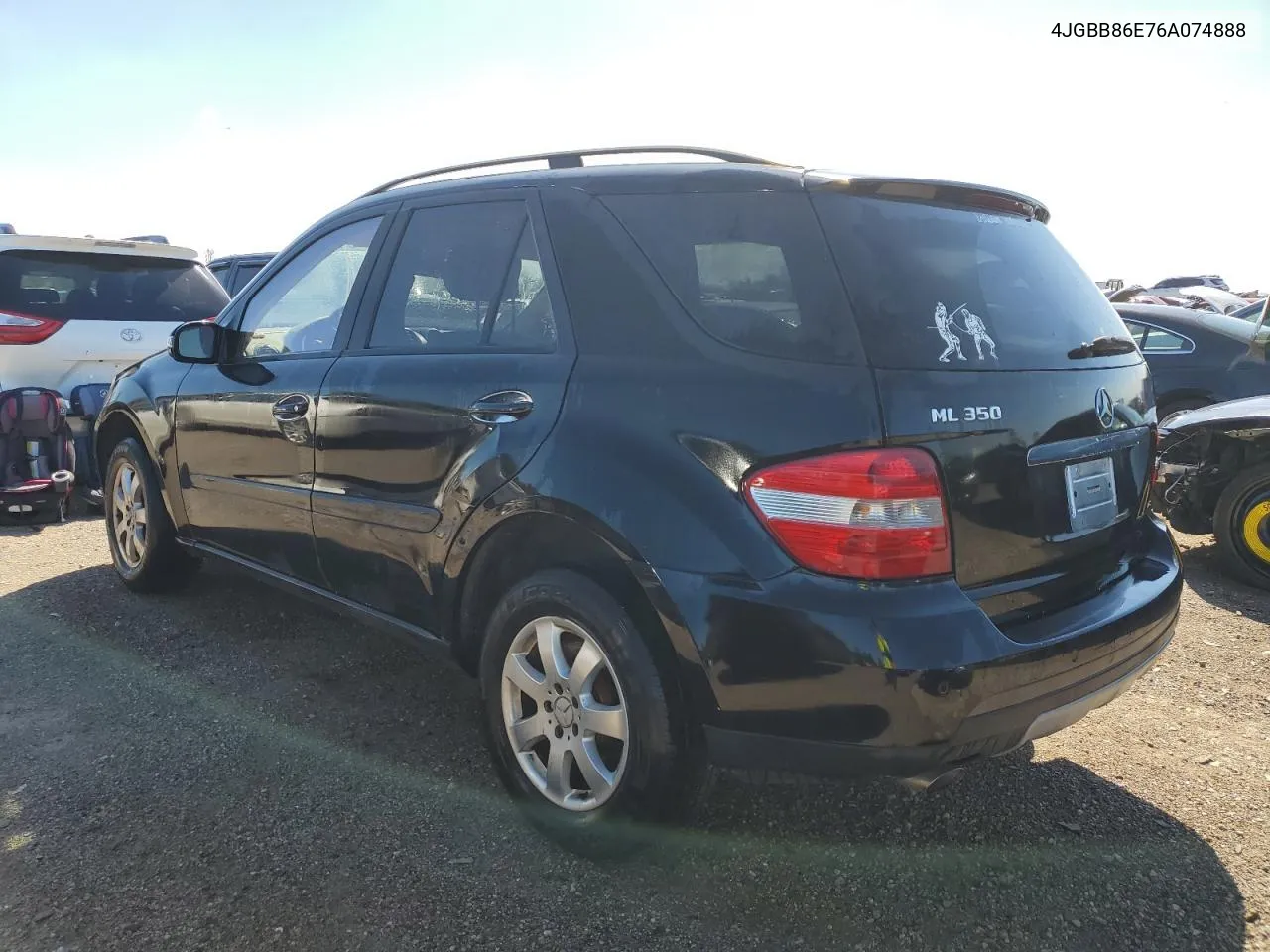 2006 Mercedes-Benz Ml 350 VIN: 4JGBB86E76A074888 Lot: 72903364