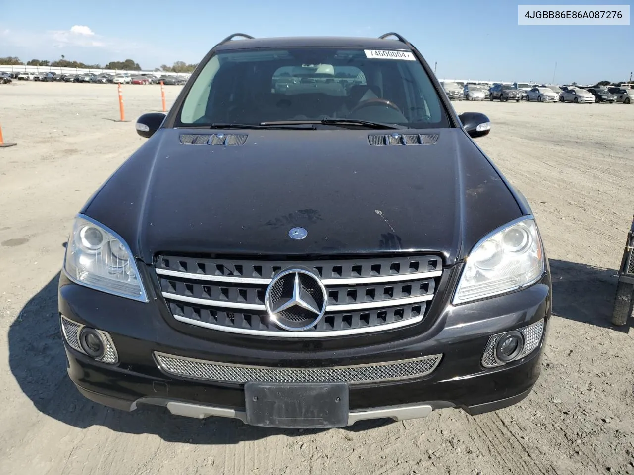 2006 Mercedes-Benz Ml 350 VIN: 4JGBB86E86A087276 Lot: 74600004